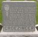Jacob and Rosena Groezinger tombstone