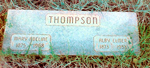 Mary Adeline and Alby Elmer Thompson Headstone