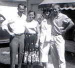 Charles and Virginia Tripp and Sandie and Don Young