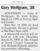 Gary D Wolfgram Obituary