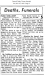 John Franklin Scheldorf Obituary