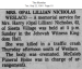 Opal Lillian Johnson Obituary