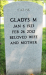 Gladys M Dauphin Grinnell Headstone