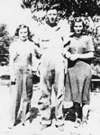 Myrtle Schnitzler, Glen Schnitzler and Virginia Schroth